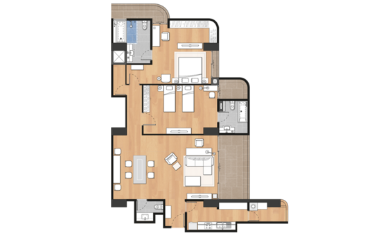Sethiwan Mansion Sukhumvit 49 : เศรษฐีวรรณ แมนชั่น สุขุมวิท 49 - Floor Plan