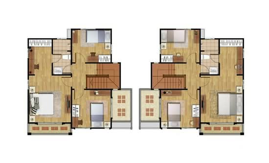 Passorn Pride Srinakarin-Namdaeng : ภัสสร ไพร์ด ศรีนครินทร์-หนามแดง - Floor Plan