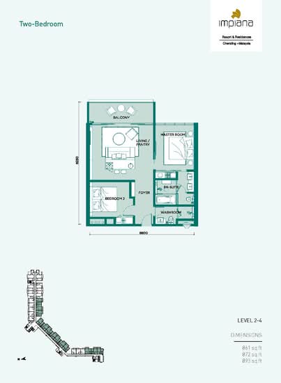 Impiana Residences Cherating - Floor Plan - iProperty.com.my