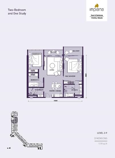 Impiana Residences Cherating - Floor Plan - iProperty.com.my