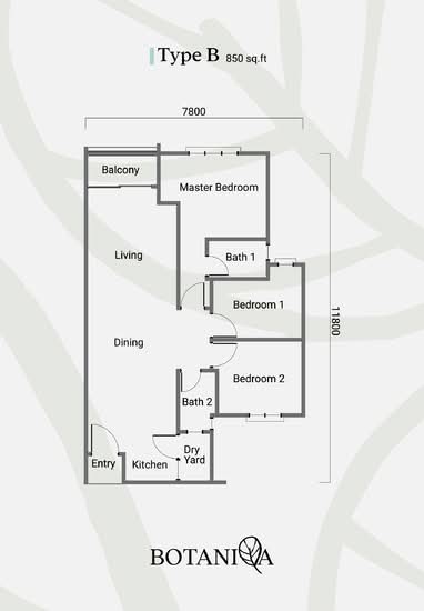 BotaniQa Residence - Floor Plan - iProperty.com.my