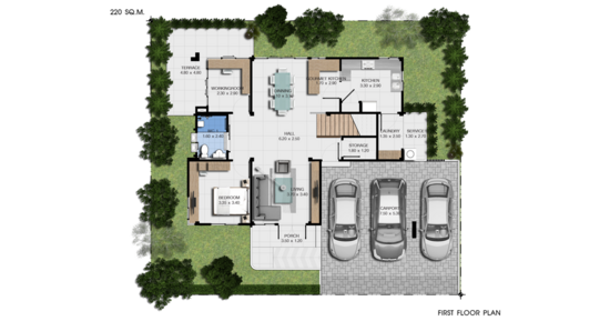 NC On Green Charm : เอ็น ซี ออนกรีน ฌาร์ม - Floor Plan