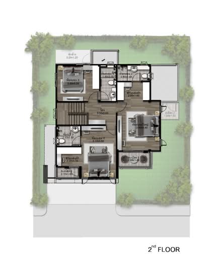 NC On Green Charm : เอ็น ซี ออนกรีน ฌาร์ม - Floor Plan