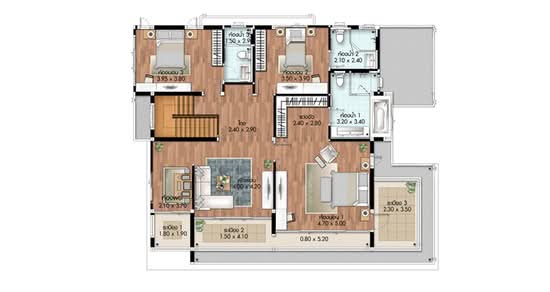 Setthasiri Krungthep Kreetha - Floor Plan