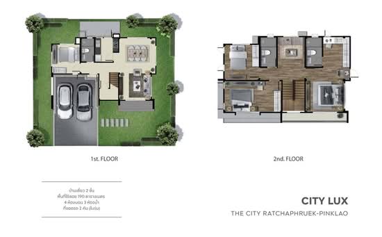 The City Ratchaphruek-Pinklao : เดอะ ซิตี้ ราชพฤกษ์-ปิ่นเกล้า - Floor Plan