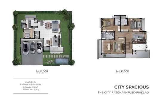 The City Ratchaphruek-Pinklao : เดอะ ซิตี้ ราชพฤกษ์-ปิ่นเกล้า - Floor Plan