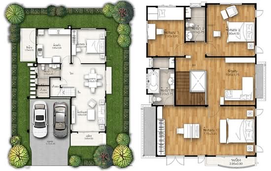 Supalai Garden Ville Bangkok-Pathumthani - Floor Plan