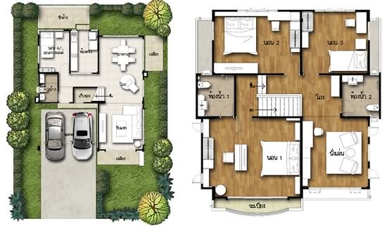 Supalai Garden Ville Bangkok-Pathumthani - Floor Plan
