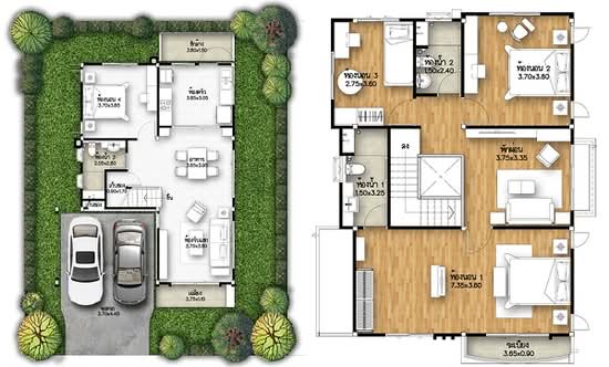 Supalai Garden Ville Bangkok-Pathumthani - Floor Plan
