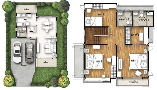 Supalai Garden Ville Bangkok-Pathumthani - Floor Plan