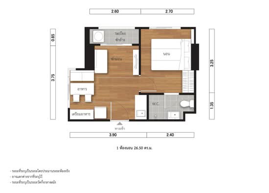 Lumpini Ville Suksawat-Rama 2 : ลุมพินี วิลล์ สุขสวัสดิ์-พระราม 2 - Floor Plan