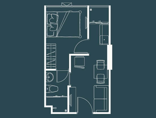 The Indeed Grand Canal - Floor Plan