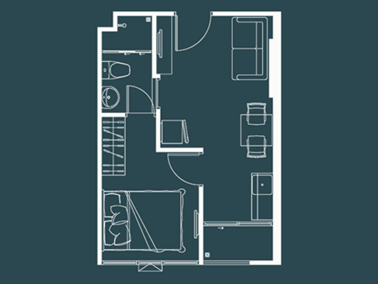 The Indeed Grand Canal - Floor Plan