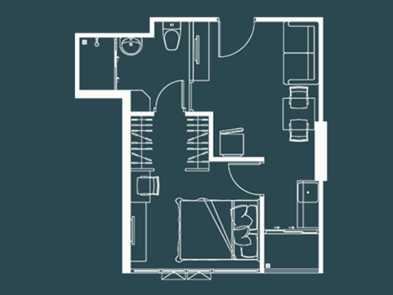 The Indeed Grand Canal - Floor Plan