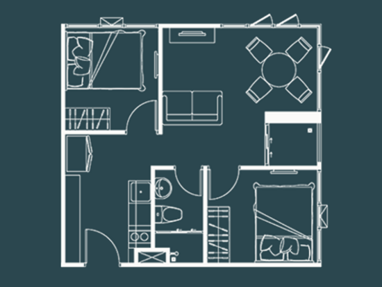 The Indeed Grand Canal - Floor Plan