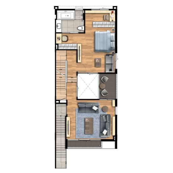 Nirvana Define Rama 9 : เนอวานา ดีฟายน์ พระราม 9 - Floor Plan