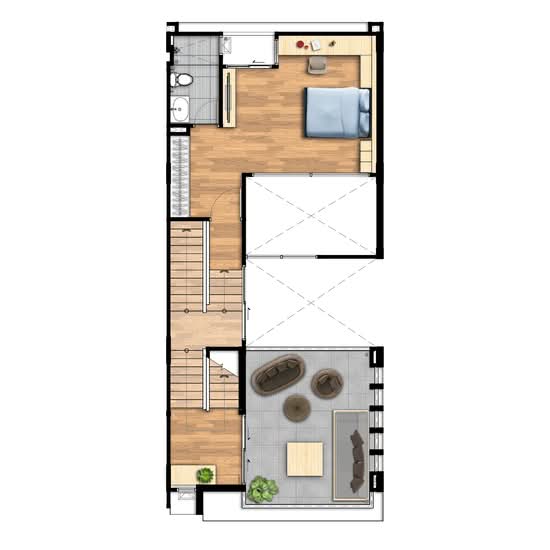 Nirvana Define Rama 9 : เนอวานา ดีฟายน์ พระราม 9 - Floor Plan
