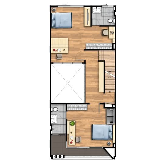 Nirvana Define Rama 9 : เนอวานา ดีฟายน์ พระราม 9 - Floor Plan