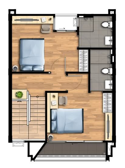 Nirvana Define Rama 9 : เนอวานา ดีฟายน์ พระราม 9 - Floor Plan