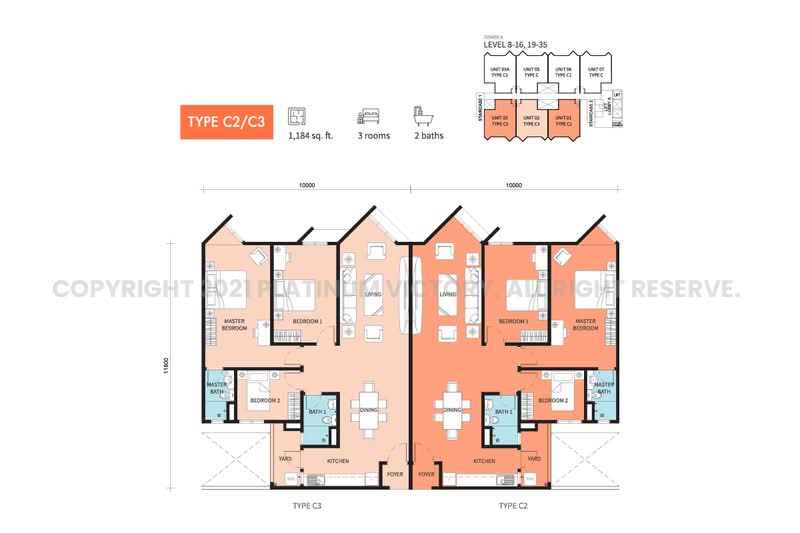Apartment for Rent at Platinum Casa Danau Residences - Lek Shen - PropertyGuru.com.my