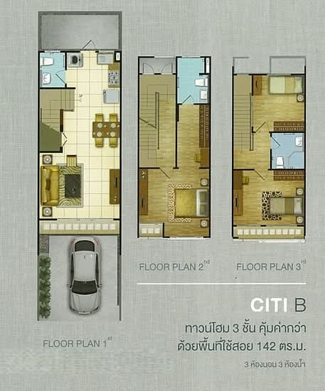 The Plant Citi Nawamin : เดอะ แพลนท์ ซิตี้ นวมินทร์ - Floor Plan