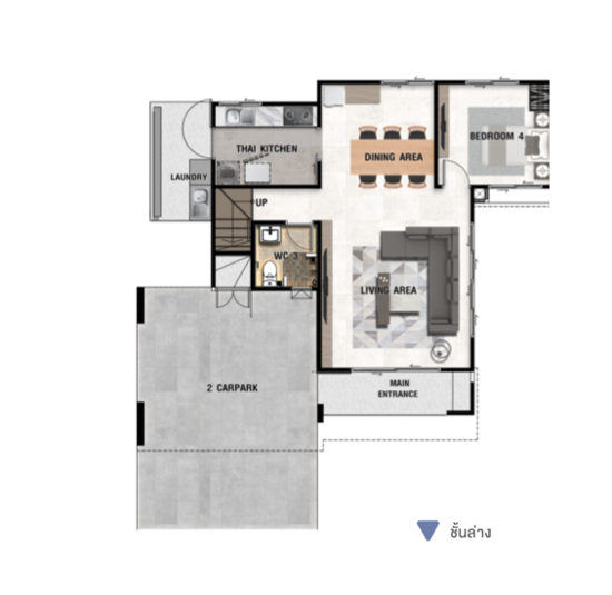 Perfect Place Rattanathibet-Saima - Floor Plan