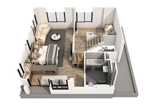 Baan Klang Muang The Edition Rama 9-Krungthep Kreetha : บ้านกลางเมือง ดิ อิดิชั่น พระราม9-กรุงเทพกรีฑา - Floor Plan