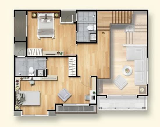 The Plant Elite Phatthanakan : เดอะ แพลนท์ เอลิท พัฒนาการ - Floor Plan