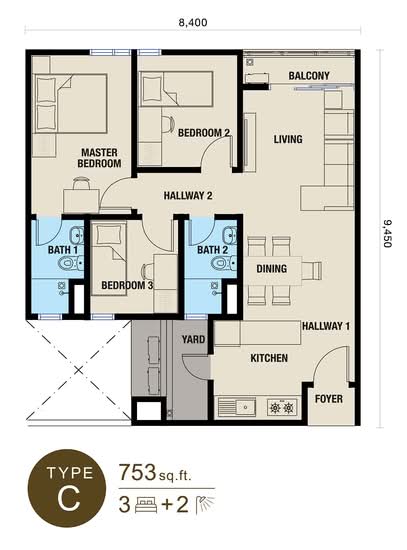 Bayu Residensi - Floor Plan - iProperty.com.my