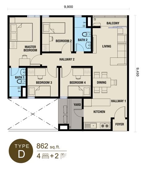 Bayu Residensi - Floor Plan - iProperty.com.my