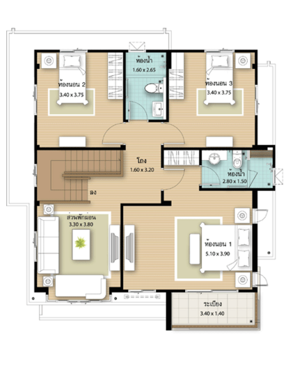Burasiri Onnut-Bangna : บุราสิริ อ่อนนุช-บางนา - Floor Plan