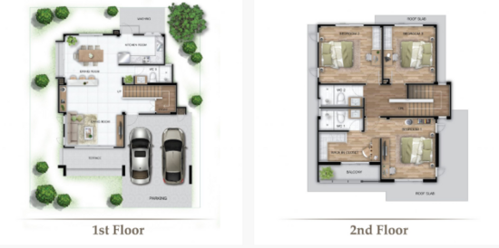 The Serene - Floor Plan