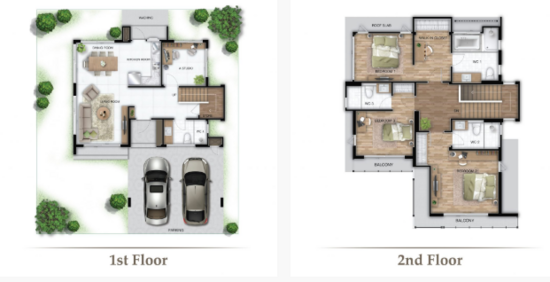 The Serene - Floor Plan