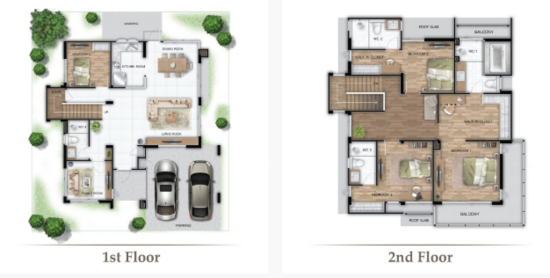 The Serene - Floor Plan