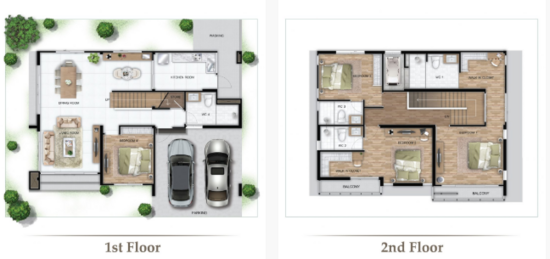 The Serene - Floor Plan