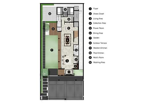 The Kepler Srinakarin-Suan Luang : เดอะ เคปเลอร์ ศรีนครินทร์-สวนหลวง - Floor Plan