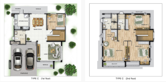 The Home Banchang - Floor Plan