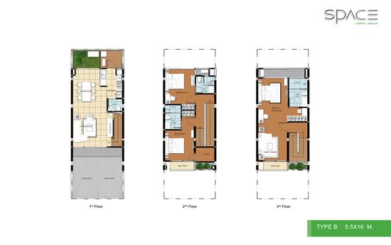 SPACE Ladprao-Mengjai : สเปซ ลาดพร้าว-เหม่งจ๋าย - Floor Plan
