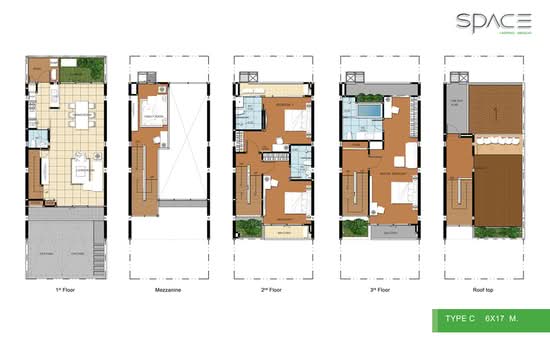 SPACE Ladprao-Mengjai : สเปซ ลาดพร้าว-เหม่งจ๋าย - Floor Plan