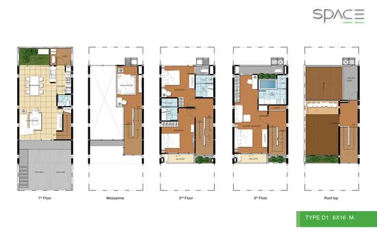 SPACE Ladprao-Mengjai : สเปซ ลาดพร้าว-เหม่งจ๋าย - Floor Plan