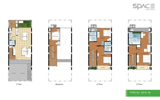 SPACE Ladprao-Mengjai : สเปซ ลาดพร้าว-เหม่งจ๋าย - Floor Plan