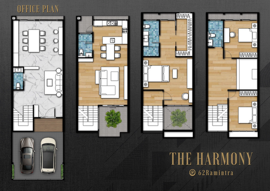 The Harmony : เดอะ ฮาร์โมนี - Floor Plan