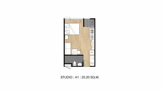 Flexi Sathorn - Charoennakorn - Floor Plan