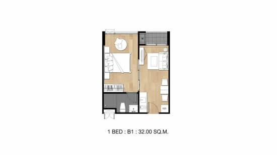 Flexi Sathorn - Charoennakorn - Floor Plan