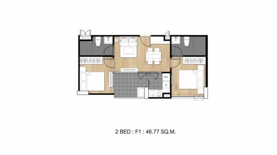 Flexi Sathorn - Charoennakorn - Floor Plan