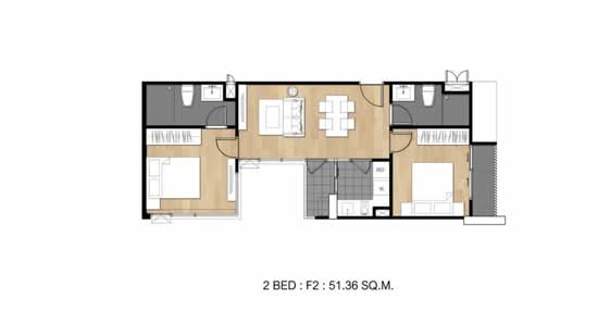 Flexi Sathorn - Charoennakorn - Floor Plan