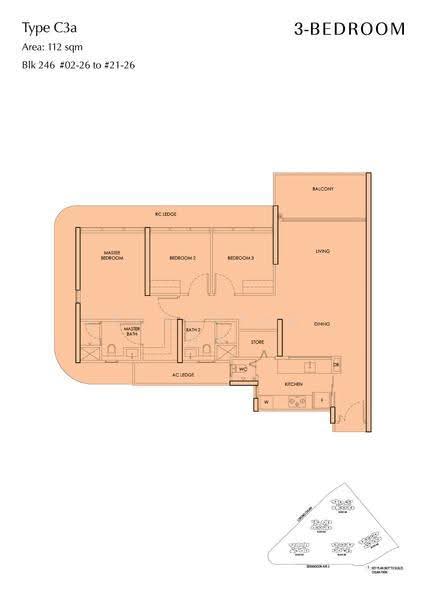 Chuan Park, 240 Lorong Chuan, Hougang / Punggol / Sengkang, 3 Bedrooms, 106 sqft, Condominium For Sale, by Rosemary Ho, 500287733 - 2D - PropertyGuru.com.sg