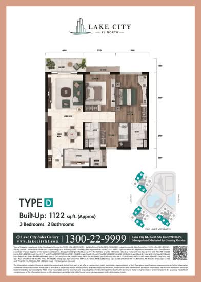 Baron Residence @ Lake City - Floor Plan - iProperty.com.my