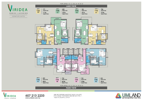 Viridea Signature SOHO - Floor Plan - iProperty.com.my