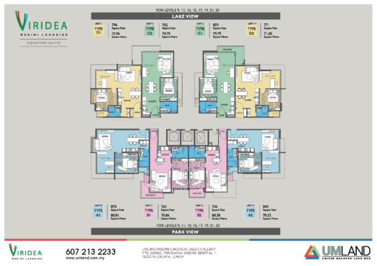 Viridea Signature SOHO - Floor Plan - iProperty.com.my